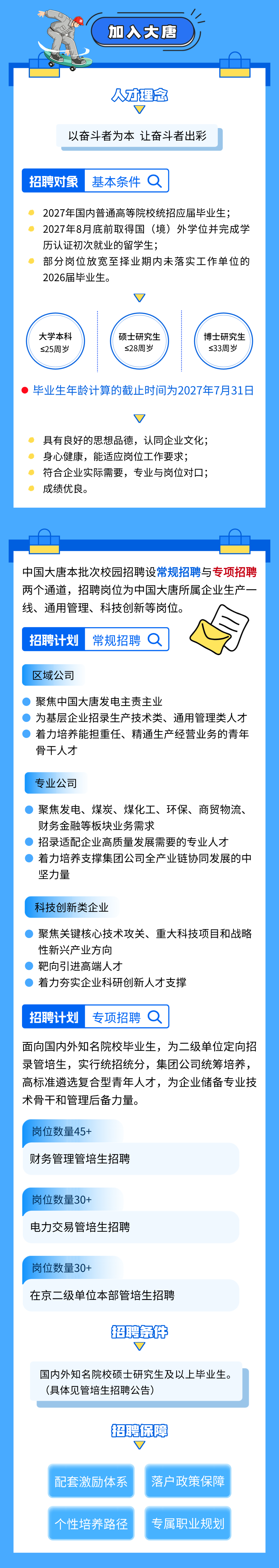 秋招进行时丨中国大唐2027年校园招聘正式启动